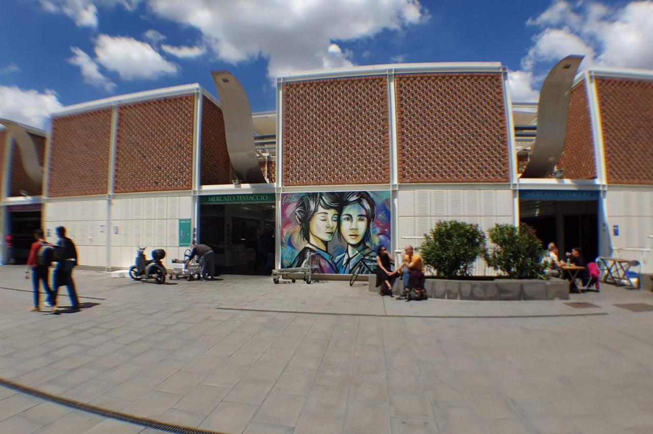 רומא Casa Ferrari Testaccio E Trastevere Wi-Fi Free מראה חיצוני תמונה